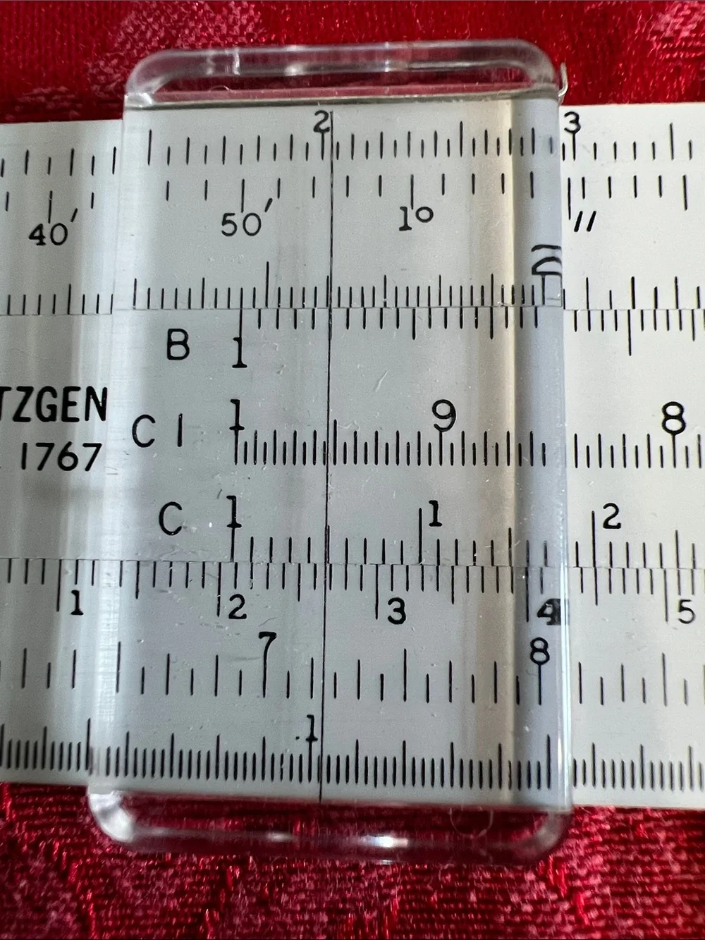 Vintage Dietzgen No. 1767 Maniphase Slide Rule Manual Case Made in USA